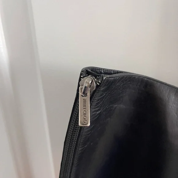 Jimmy Choo Black Heeled Boots - Picture 2 of 5